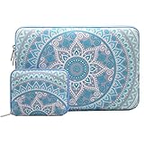 MOSISO Laptop Sleeve Compatible with 13-13.3 inch MacBook Pro, MacBook Air, Notebook Computer, Carrying Bag Cover with Small Case Mandala MO-MDL004