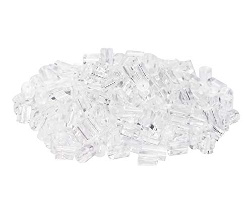 Book Cover Shapenty 200PCS/100Pairs Clear Color Plastic Rubber Earring Safety Back Stopper Replacement for Fish Hook Earring (Tube Shape)