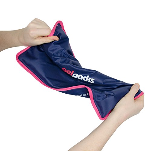 Luxury Ice Pack for Injuries - Reusable Cold Gel Packs for Swelling, Pain Relief, Physical Therapy and Faster Recovery. Remains Flexible When Frozen (by Magic Gel, Large Size)