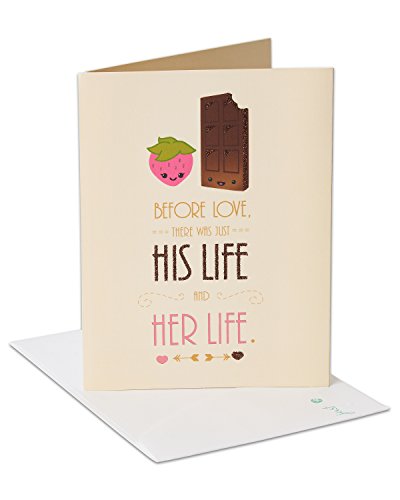 American Greetings Funny Wedding, Bridal Shower or Engagement Card (Chocolate Strawberry)