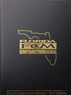 Book Cover FLORIDA CONTRACTOR'S MANUAL 2017 EDITION