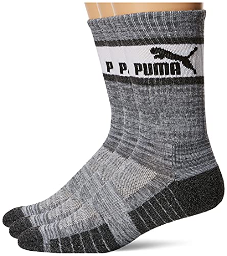 PUMA 3 Pack Mens Crew Socks
