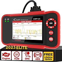 LAUNCH CRP123 V2.0 OBD2 Scanner-2025 New Model Engine/ABS/SRS/Transmission Diagnostic Scan Tool SRS Airbag Code Reader,3 Reset Oil Service/Throttle Relearn/SAS Reset,Lifetime Free Update