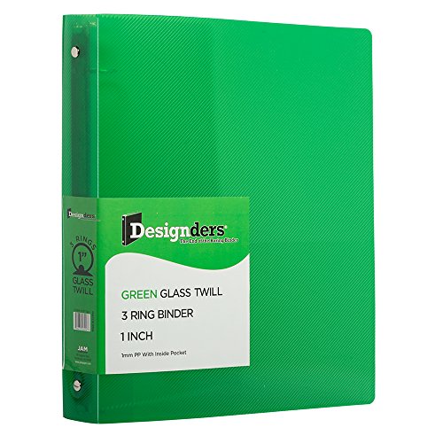 JAM Paper Designders - Plastic 3 Ring Binder…