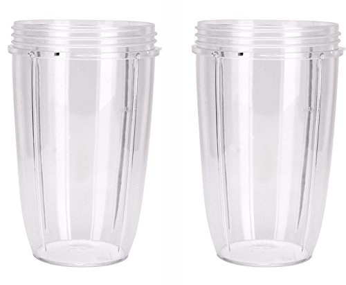 Book Cover Preferred Parts NutriBullet Replacement Cups (Tall - 24-Once) | Premium NutriBullet Replacement Parts and Accessories (Pack of 2)