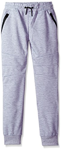 Southpole Boys' Big Tech Fleece Jogger Pants with Zipper Details