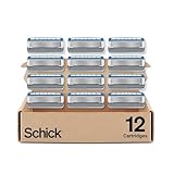 Schick Hydro Dry Skin Razor Refills for Men, 12 Count