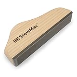StewMac Guitar Fret Leveling File, 6" Length (0862) – Hardwood Handle – Works on Nickel-Silver & Stainless-Steel Frets