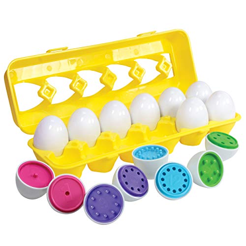 Book Cover Kidzlane Color Matching Egg Set - Toddler Toys - Educational Color & Number Recognition Skills Learning Toy - Easter Eggs