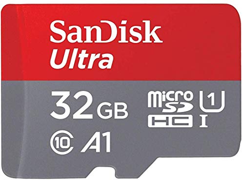 Book Cover SanDisk 32GB Ultra microSDHC UHS-I Memory Card with Adapter - 98MB/s, C10, U1, Full HD, A1, Micro SD Card - SDSQUAR-032G-GN6MA