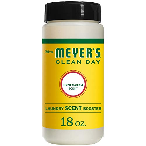 Mrs. Meyer's Clean Day Laundry Scent Booster, Cruelty Free Formula, Honeysuckle Scent, 18 oz