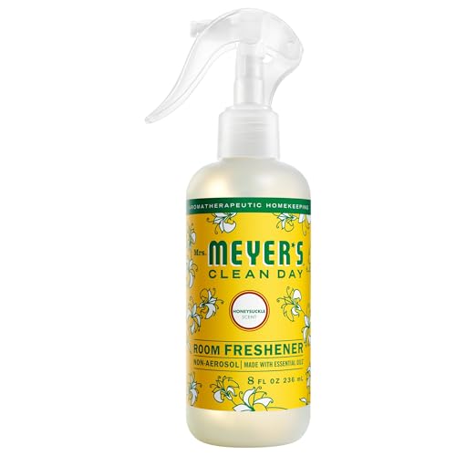 MRS. MEYER'S CLEAN DAY Room Spray, Honeysuckle Scent, 8 Fl Oz Bottle