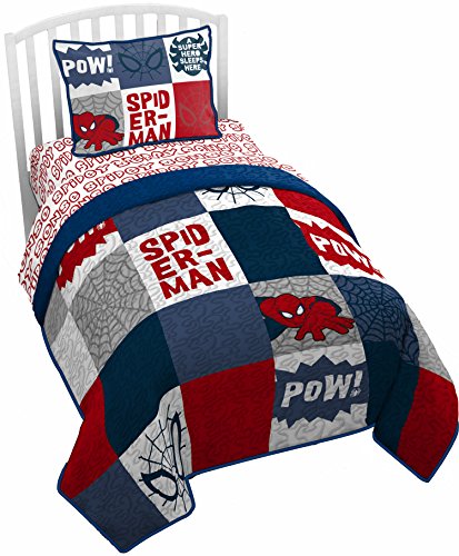 Marvel Spiderman Spidey Sense Twin Quilt (Official Marvel Product)