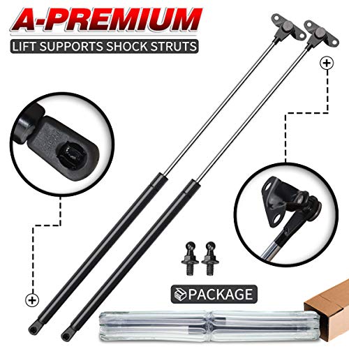 A-Premium Tailgate Rear Hatch Lift Supports Shock Struts Replacement for Eagle Talon Mitsubishi Eclipse 1990-1994 Plymouth Laser Hatchback 2-PC Set