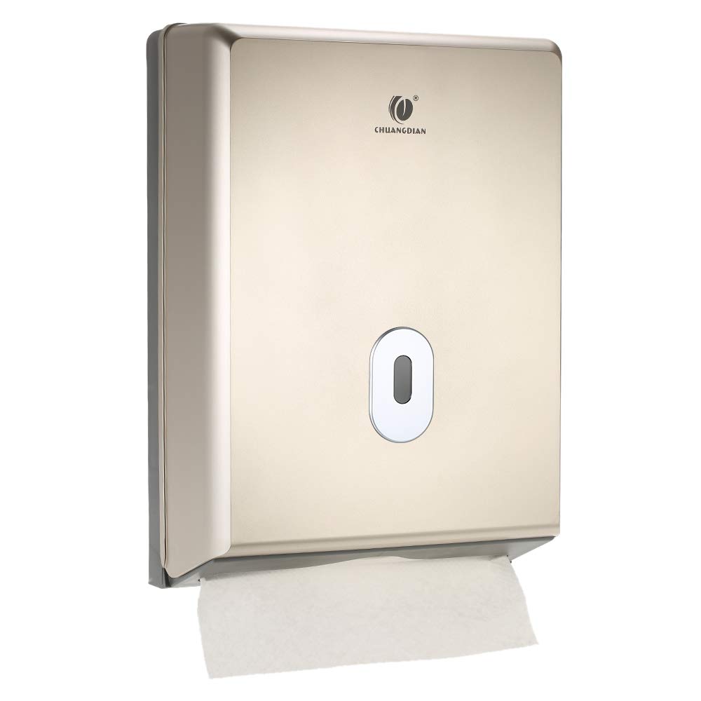 Bathroom Tissue Paper Towel Dispenser Box Cover Napkins Container, Multifold Towel Holder