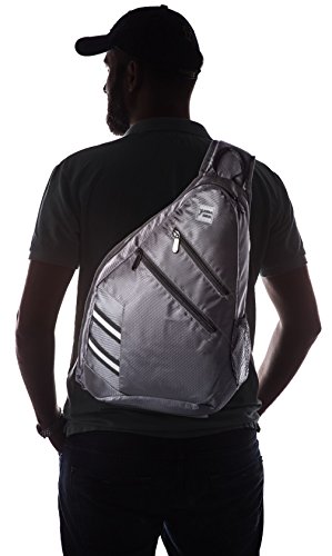Sling Backpack - One Shoulder Bag, Versatile Daypack - Travel Backpack Men Women (Graphite Gray)