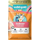 Solid Gold Indoor Cat Dry Food; Let's Stay in Grain Free with Real Salmon, 3Lb
