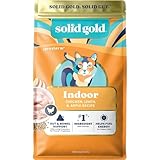 Solid Gold Indoor Cat Dry Food; Let's Stay in Grain Free with Real Chicken, 6Lb