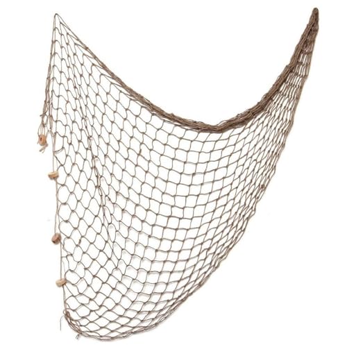 WINOMO Decorative Fishing Net Decor Natural Fish Net Party Decoration Fish Net Decoration for Wall Home Decoration Photographing Accessory, 80x40 inch