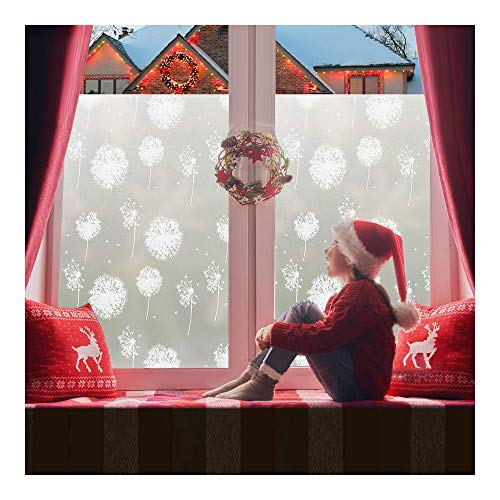 Book Cover Rabbitgoo Window Film Privacy Window Film Non-Adhesive Glass Films Static Cling Frosted Window Film Anti Uv Window Sticker for Home Office Meeting Room Kitchen Bathroom Living Room 17.5