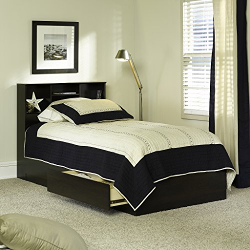Book Cover Twin Beds with Storage Espresso Finish Twin Storage Bed