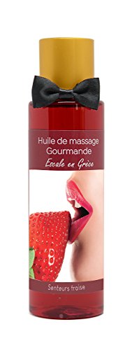 J'ose  865582 Huile de massage érotique comestible sensuelle chauffante FRENCH TENDANCE (Fraise)