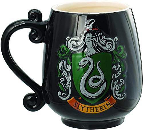 Book Cover Monogram- Harry Potter Slytherin Ceramic Mug, Multicoloured (48098)