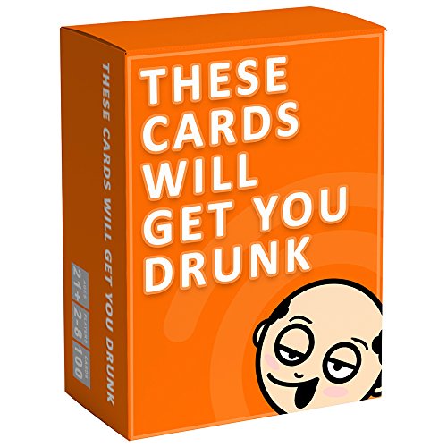 Book Cover These Cards Will Get You Drunk - Fun Adult Drinking Game for Parties