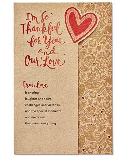 American Greetings Romantic Thank You Card (True Love)