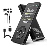 RUIZU 64GB MP3 Player with Bluetooth 5.3, Portable Music Player for Kids Sports Running, FM Radio, Voice Recorder, Equalizer, 80H Digital Audio Video Shuffle Resume Playback, Up to 128GB Micro SD Card