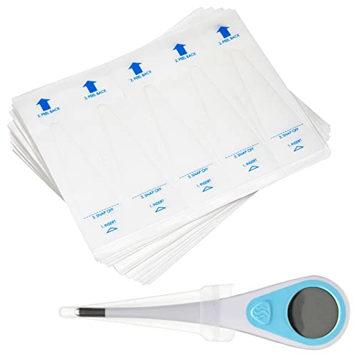 100 Pack Disposable Digital Thermometer Probe Covers, Oral Temperature Reading Sleeves (1 x 3.75 in)