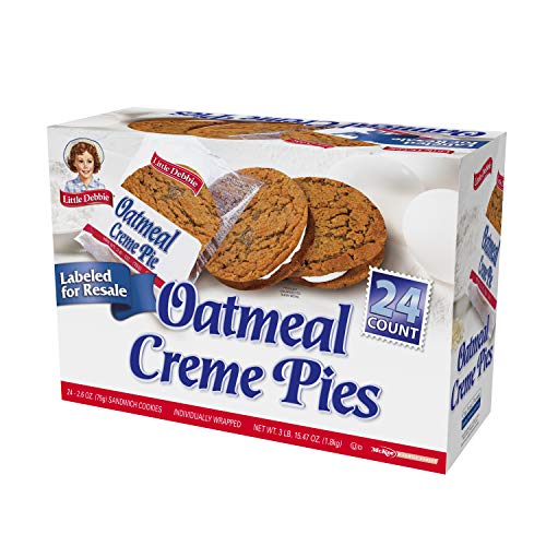 Little Debbie Oatmeal Creme Pies, 24 Count per pack, 63.5 Ounce