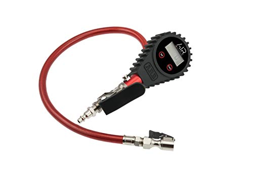 Book Cover ARB ARB601 Digital Tire Pressure Gauge with Braided Hose and Chuck, Inflator and Deflator 25-75 PSI Readings