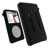 J-Rijzen iPod Classic Case Silicone Skin Cover Case for iPod Classic 80GB 120GB and iPod Classic Third Generation 160GB launched in Sept 2009(Black)