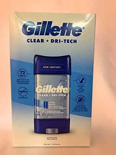 Gillette Endurance Clear Gel Deodorant, Cool Wave (3.8 oz., 5 pk.)ES