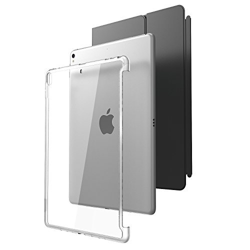 i-Blason Case for iPad Pro 10.5" (2017 Release) and iPad Air 3 10.5" 2019 (3rd Generation), Compatible with Official Smart Cover and Smart Keyboard Clear Hybrid Cover Updated Version (Clear)