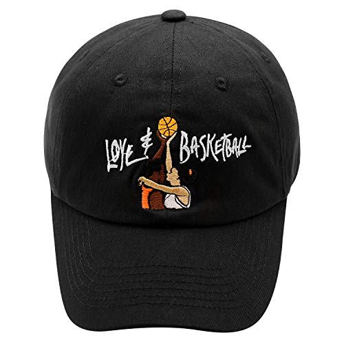 Love and Basketball Dad Hat Cotton Baseball Cap Adjustable Baseball Caps Unisex