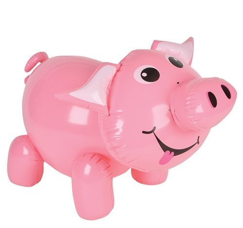 HAPPY DEALS ~ Inflatable Pig | 24 Inch | 3 Pack |Farm Animal Inflate