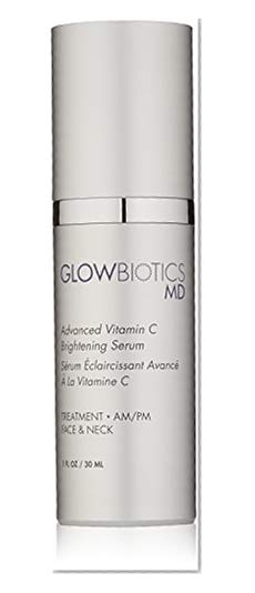 Glowbiotics MD Probiotic Advanced Vitamin C Brightening Firming Anti-Aging Facial Serum, 1oz