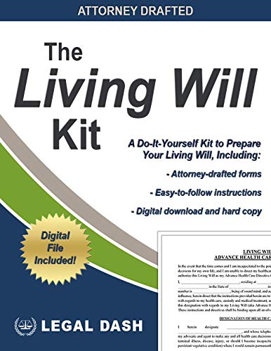 Living Will Kit and Medical Power of Attorney Forms – Hard Copies and Digital Downloads – Do It Yourself Living Will Forms, Living Will and Power of Attorney for Healthcare Kit
