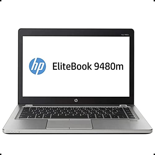Book Cover HP EliteBook Folio 9480M 14in Intel Core i5-4310U 2.0GHz 8GB 180GB SSD Windows 10 Professional (Renewed)