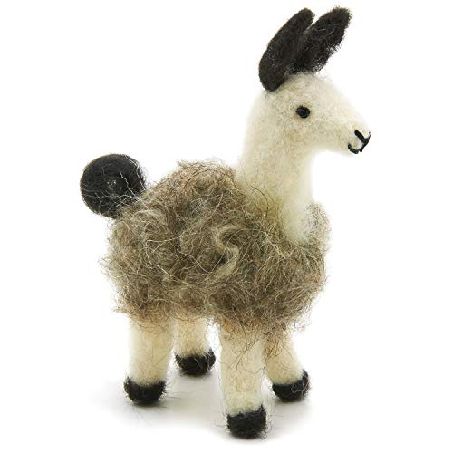DIMENSIONS Feltworks 3D Felted Llama