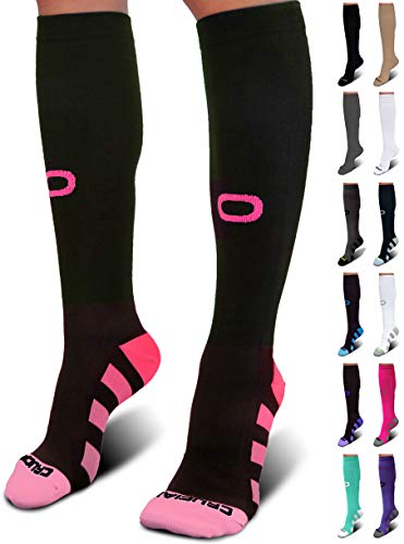 Crucial Compression Socks for Men & Women (20-30mmHg) Running, Athletic, Travel