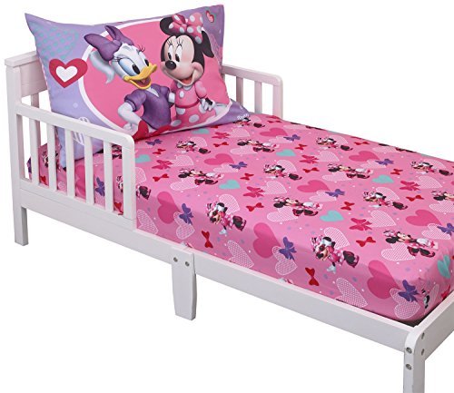 Book Cover Disney Minnie Mouse Toddler Sheet Set