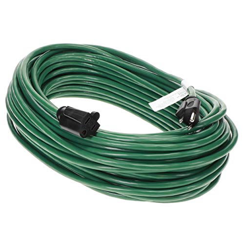 Otimo 100 Ft 16/3 SJTW Green, Outdoor Extension Cord - 3 Prong Ground Plug, 10A 1250W, Water & Weather Resistant, Flame Retardant