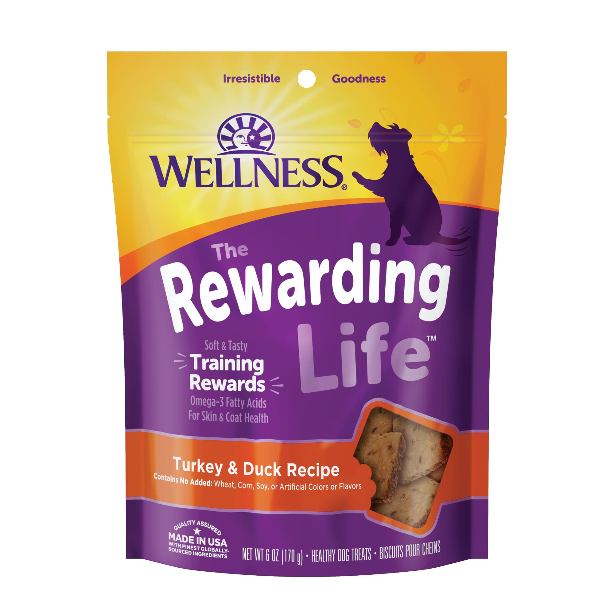 Wellness Natural WellBites Soft Dog Treats (Turkey & Duck, 12-Ounce)