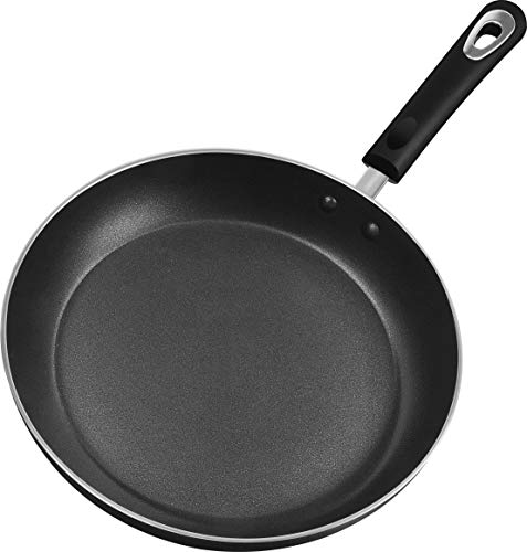 Book Cover Utopia Kitchen 11 Inch Nonstick Frying Pan - Induction Bottom - Aluminum Alloy and Scratch Resistant Body - Riveted Handle - Dishwasher Friendly