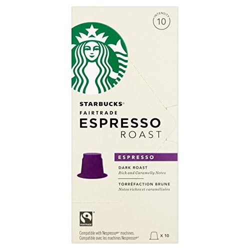 Book Cover Starbucks Capsules Compatible with Nespresso Original - 40 Count (Espresso Roast)