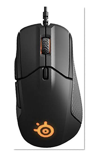 SteelSeries Rival 310 - Optical Gaming Mouse - RGB Illumination - 6 Buttons - Rubber Sides - On-Board Memory - Black