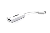 CalDigit USB-C Video Adapter (Thunderbolt 3 Compatible) for Apple MacBook, 2016 MacBook Pro, Chromebook Pixel, Nokia Lumia 950/XL, Dell XPS, Razer Blade, USB 3.1 Type C (USB-C to DisplayPort 1.2)